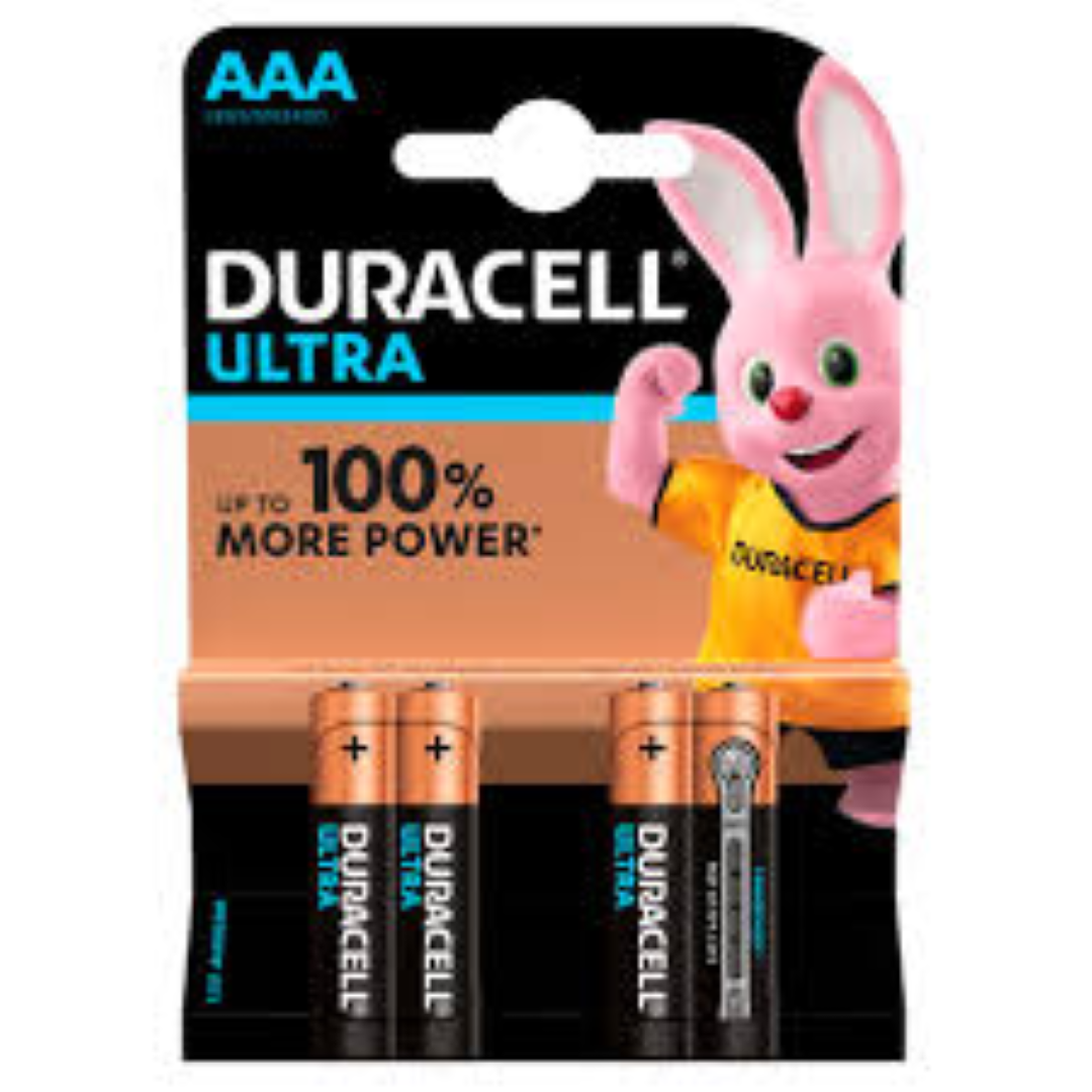 DURACELL ULTRA POWER AAA 4's